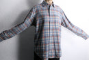 90-00's "Ralph Lauren" classic fit plaid BD shirt