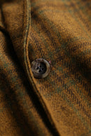 60’s mustard tartan check tailored jacket.