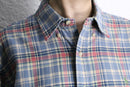 90-00's "Ralph Lauren" classic fit plaid BD shirt