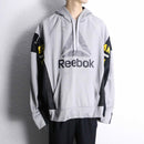 "Re:make" monotone dolman track hoodie