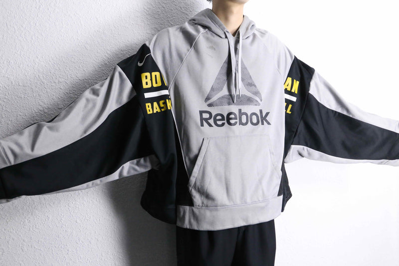 "Re:make" monotone dolman track hoodie