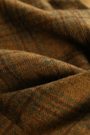 60’s mustard tartan check tailored jacket.