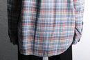 90-00's "Ralph Lauren" classic fit plaid BD shirt