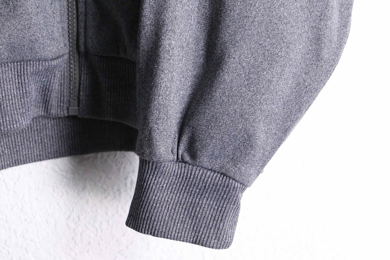 90’s “adidas” three stripe gray  base track jaket