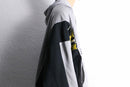 "Re:make" monotone dolman track hoodie
