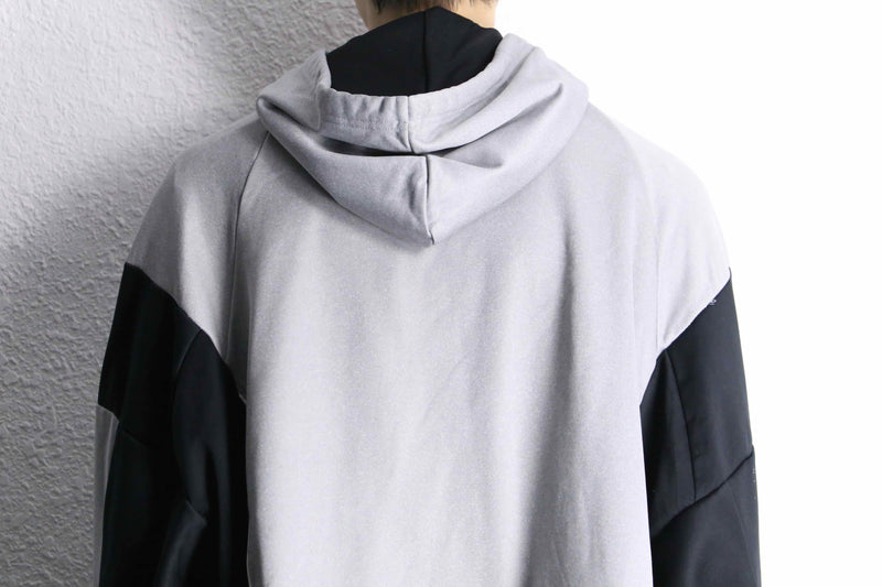 "Re:make" monotone dolman track hoodie