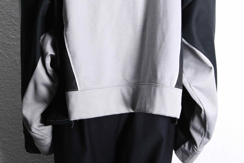 "Re:make" monotone dolman track hoodie