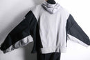 "Re:make" monotone dolman track hoodie