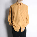 70’s light orange stripe poly cotton B.D shirt