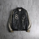 1980-90s CHEVIGNON memorial paint leather award jacket