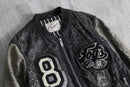 1980-90s CHEVIGNON memorial paint leather award jacket