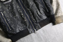 1980-90s CHEVIGNON memorial paint leather award jacket