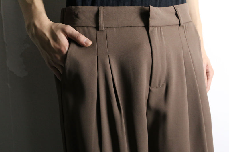 chocolate brown wide easy pants