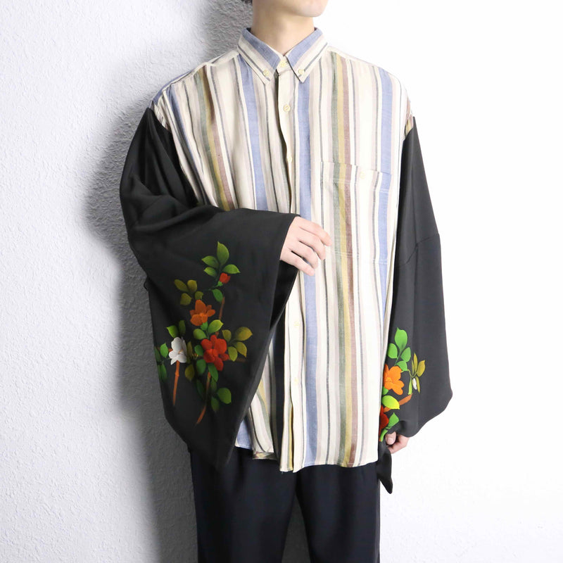 "Re:make" docking 羽織り　shirt