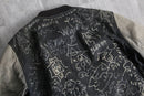 1980-90s CHEVIGNON memorial paint leather award jacket
