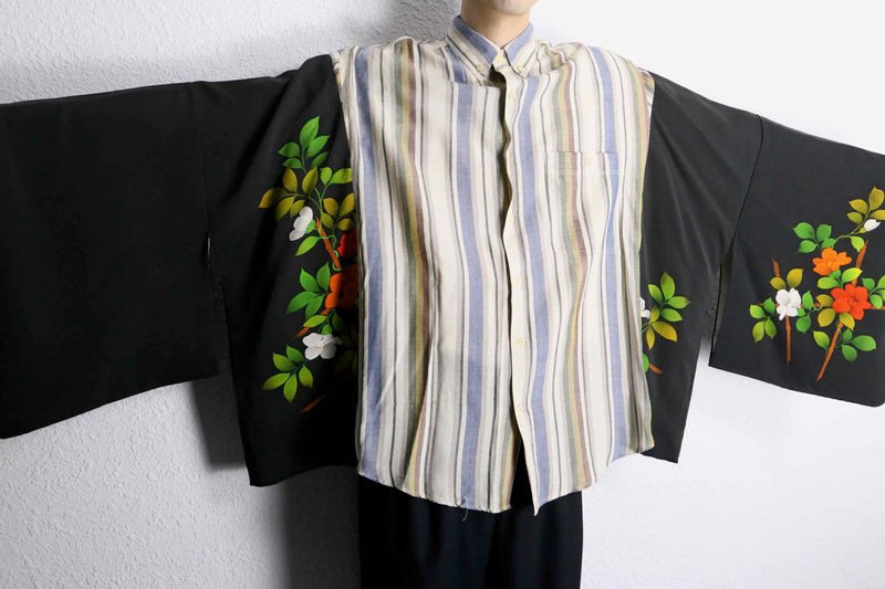 "Re:make" docking 羽織り　shirt