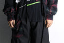 "Re:make" asymmetry check layered long tee