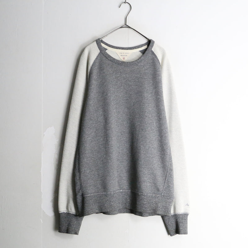 “rag & bone”  sleeve switching crew neck sweat