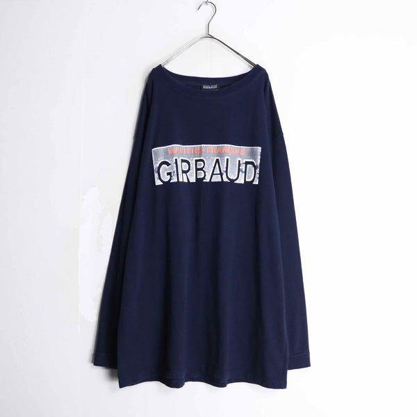 "MARITHE+FRANCOIS GIRBAUD" navy long T-shirt