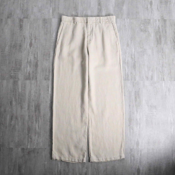 2000s BANANA REPUBLIC no tuck straight linen slacks