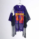 "Re:make" braided fringe lace damaged Tee