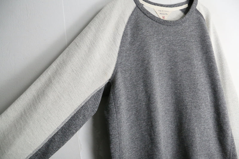 “rag & bone”  sleeve switching crew neck sweat