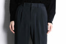 black color poly check trousers