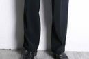 black color poly check trousers