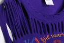 "Re:make" braided fringe lace damaged Tee