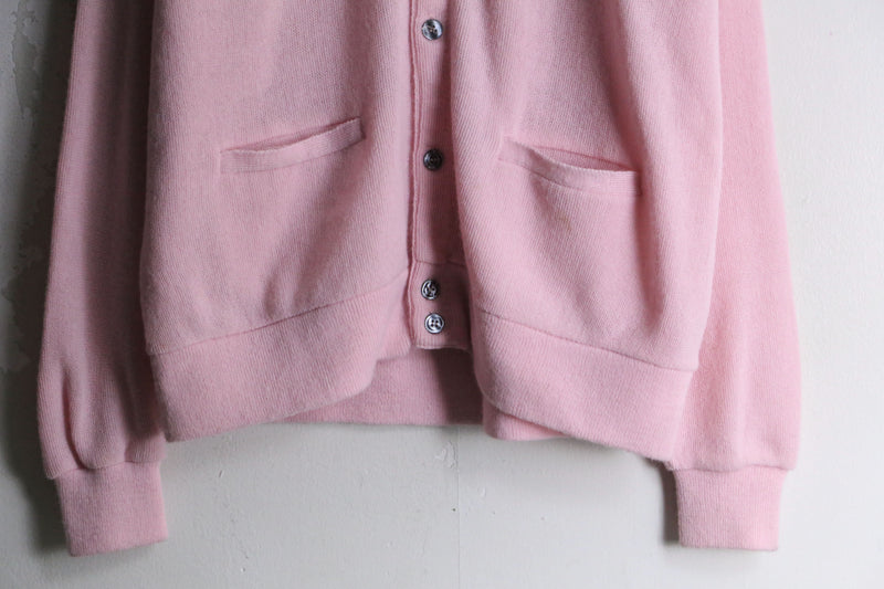 pail pink loose silhouette cardigan