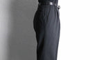 "BURBERRY" charcoal color wide tapered trousers