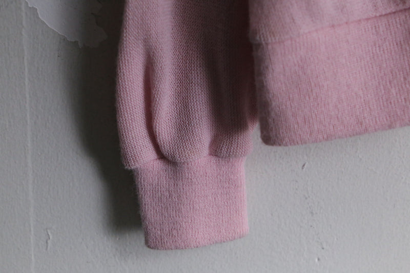 pail pink loose silhouette cardigan