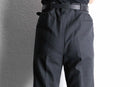 "BURBERRY" charcoal color wide tapered trousers