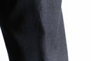 "BURBERRY" charcoal color wide tapered trousers