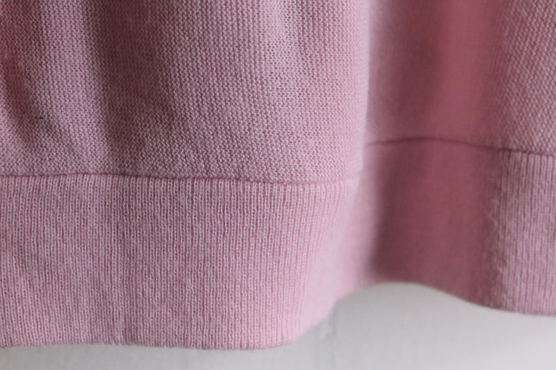 pail pink loose silhouette cardigan