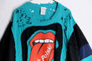 "Re:make" braided fringe lace damaged Tee