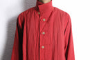 ”YACCOMARICARD” red color wrinkle smooth coat