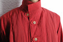 ”YACCOMARICARD” red color wrinkle smooth coat