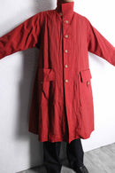 ”YACCOMARICARD” red color wrinkle smooth coat