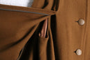 1970s vintage Aquascutum pure new wool long cape coat