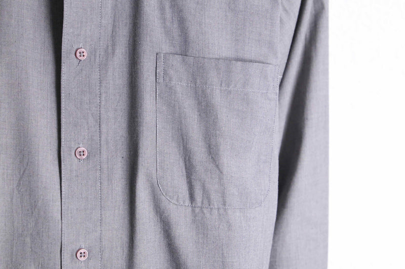gray tone stripe shirt