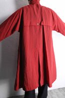 ”YACCOMARICARD” red color wrinkle smooth coat