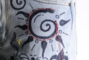 "Re:make" hand drawing wide denim