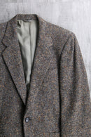 ”GIVENCHY” color nep tweed single tailored jacket