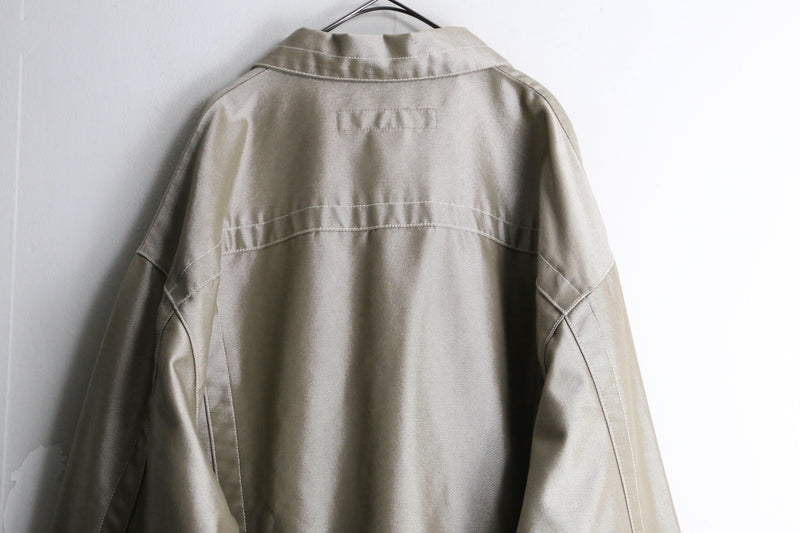 "AVIREX" champagne gold denim jacket