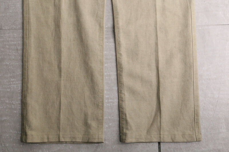 "Marlboro"beige straight pants