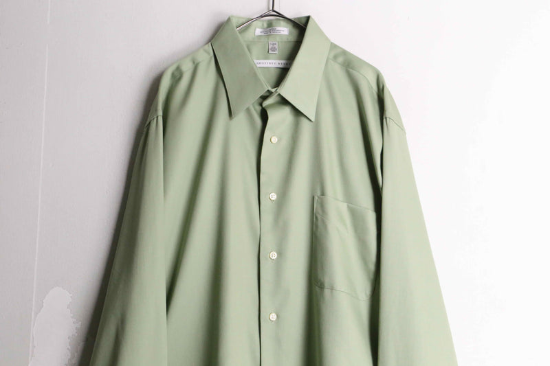 "GEOFFREY BEENE" pistacchio color dress shirt