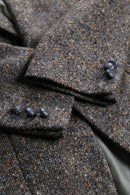 ”GIVENCHY” color nep tweed single tailored jacket