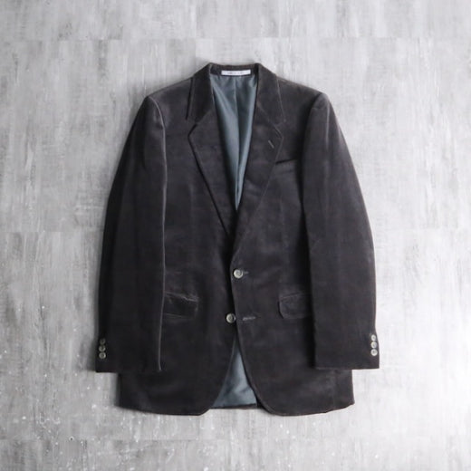 black velour tailored jaket