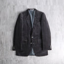 black velour tailored jaket